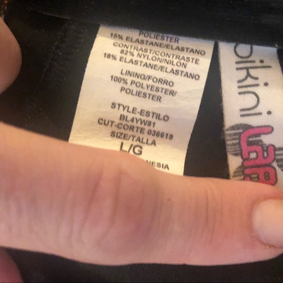 Bikini Lab Bandeau Top - Picture 2 of 5